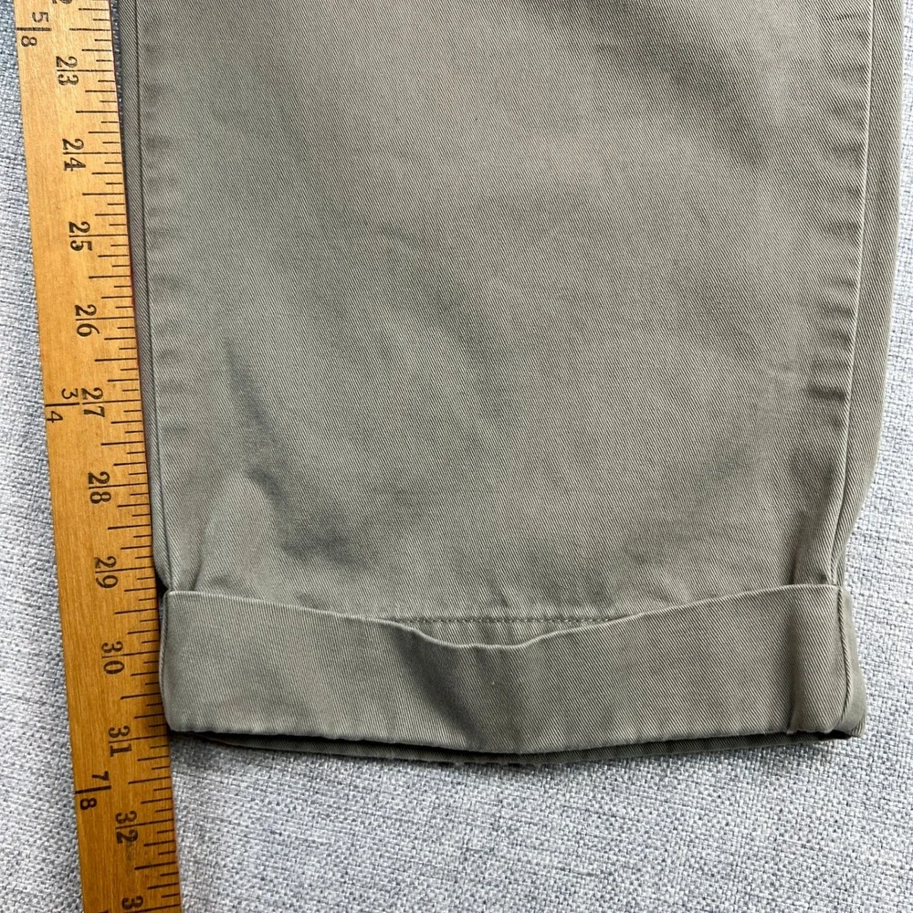 VTG Polo Ralph Lauren Hammond Pants Men 36x31 Khaki Cotton Pleated Cuffed Preppy